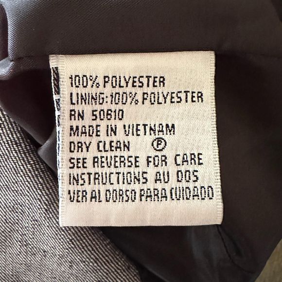 Le Suit Women's Gray Skirt Suit, Size 8, Pre-owned - Picture 3 of 6